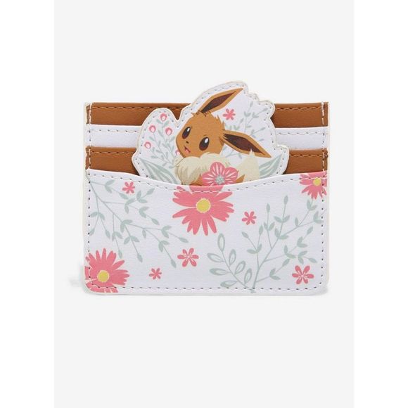 Loungefly Handbags - Loungefly Pokemon Eevee Spring Flowers Cardholder